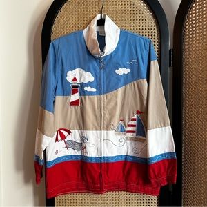 Koret vintage embroidery spring jacket.